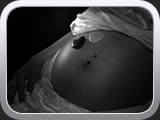 Bauch mit Herz